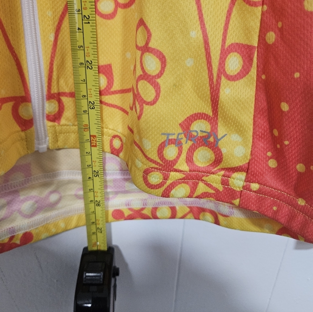 NWT Terry Women's Strada Long Sleeve Jersey (Linky/Lemon) - Picture 8 of 9